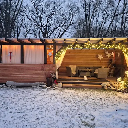Apartment U Moniki, Nad Rzeka, Jacuzzi W Ogrodzie